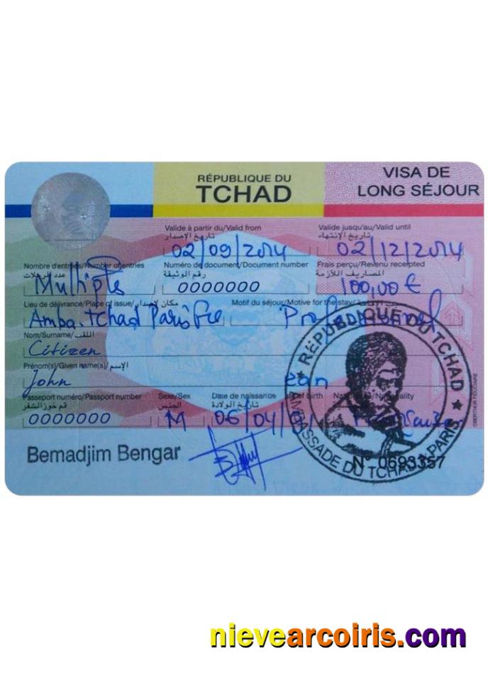 CHAD visa